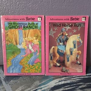VTG Adventures With Barbie Books #1 & #10